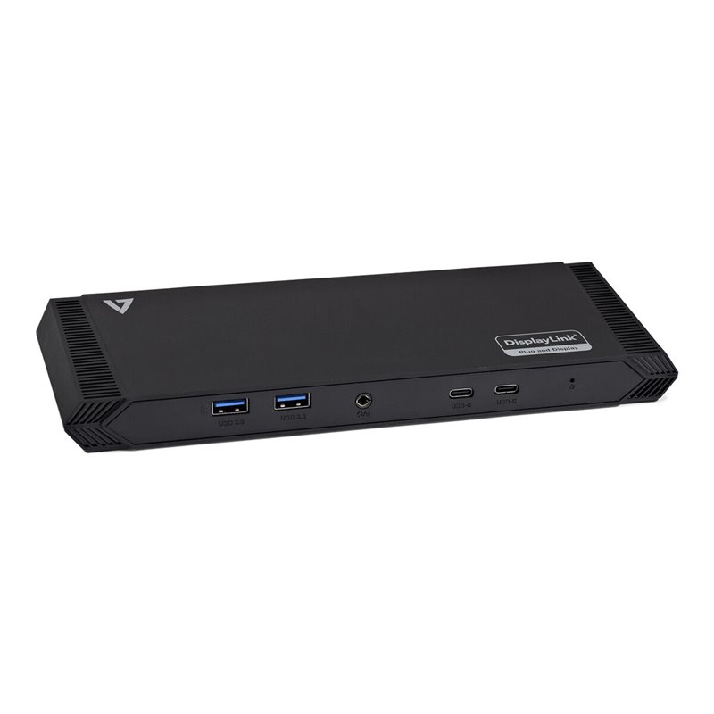 V7 DOCKUSBC station d'accueil USB 3.2 Gen 1 (3.1 Gen 1) Type-A Noir