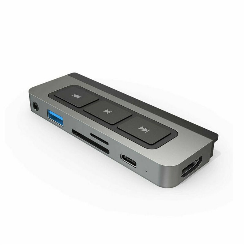 Hub USB Targus HD449 Gris Argenté