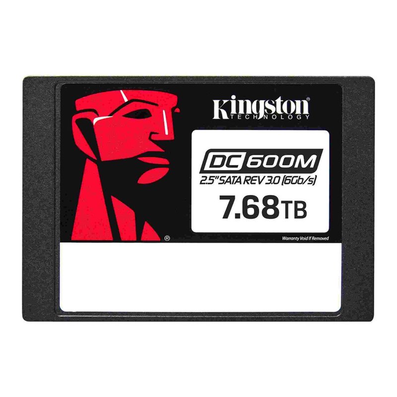 Kingston Technology SSD SATA Enterprise DC600M (usage mixte) 2.5 de 7 680 Go