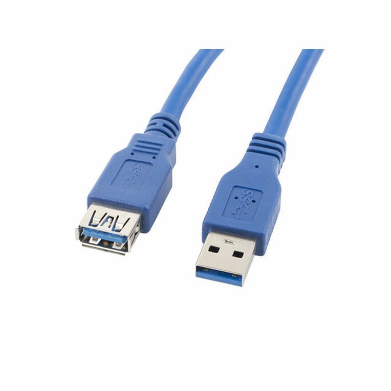 Câble Rallonge à USB Lanberg CA-US3E-10CC-0018-B Bleu 1,8 m (1 Unité) (1,8 m)