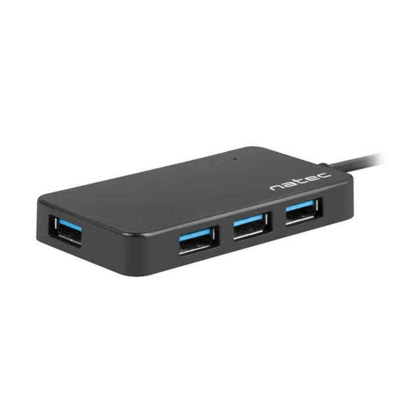 Hub USB Natec Moth Noir Multicouleur (1 Unité)