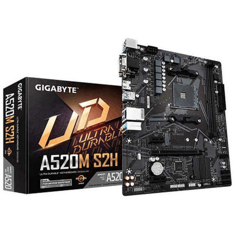 Gigabyte A520M S2H carte mère AMD A520 Emplacement AM4 micro ATX