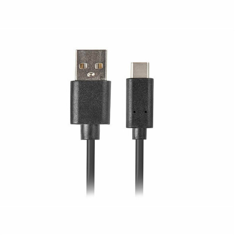 Câble USB A vers USB-C Lanberg CA-USBO-20CU-0018-BK Noir 1,8 m (1 Unité)