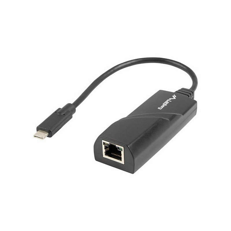 Adaptateur USB-C vers RJ45 Lanberg NC-1000-02 Noir