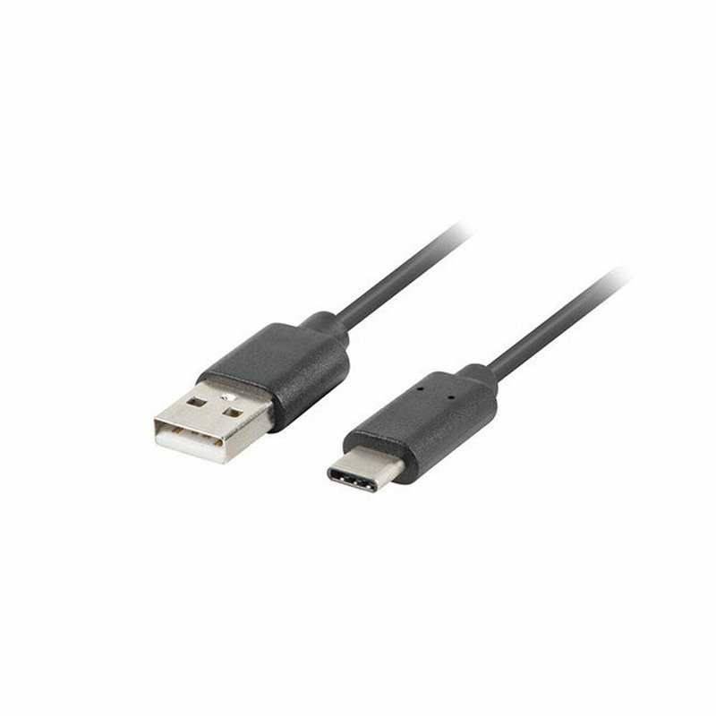 Câble USB A vers USB-C Lanberg CA-USBO-31CU-0018-BK Noir 1,8 m (1 Unité)