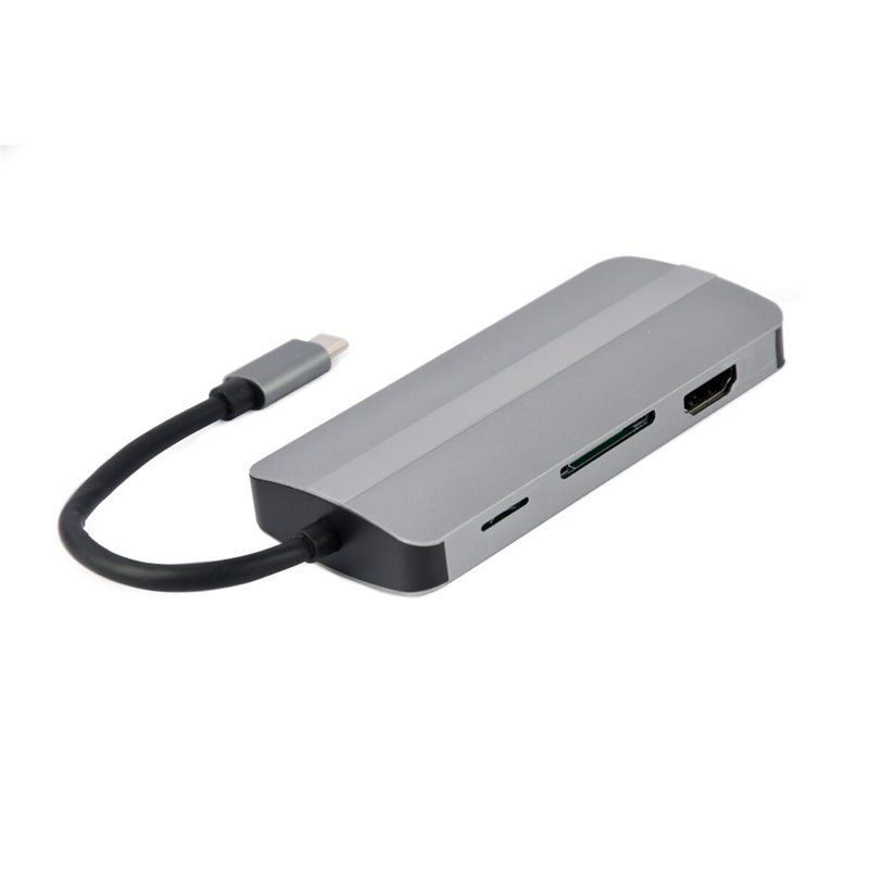 Hub USB GEMBIRD A-cm-COMBO8-02 (1 Unité)