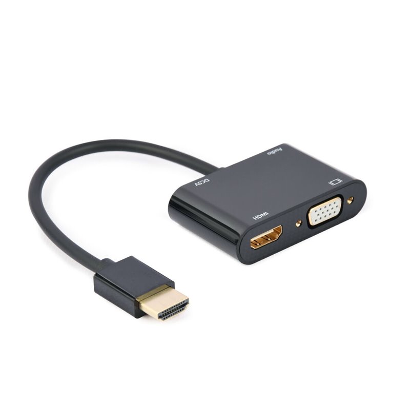 Adaptateur HDMI vers VGA GEMBIRD A-HDMIM-HDMIFVGAF-01 (1 Unité)