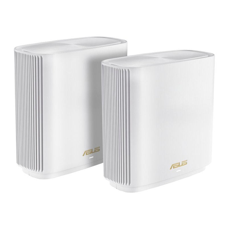 Asus ZenWiFi AX (XT9) AX7800 2er Set Weiß Tri-bande (2,4 GHz / 5 GHz / 5 GHz) Wi-Fi 6 (802.11ax) Blanc 4 Interne