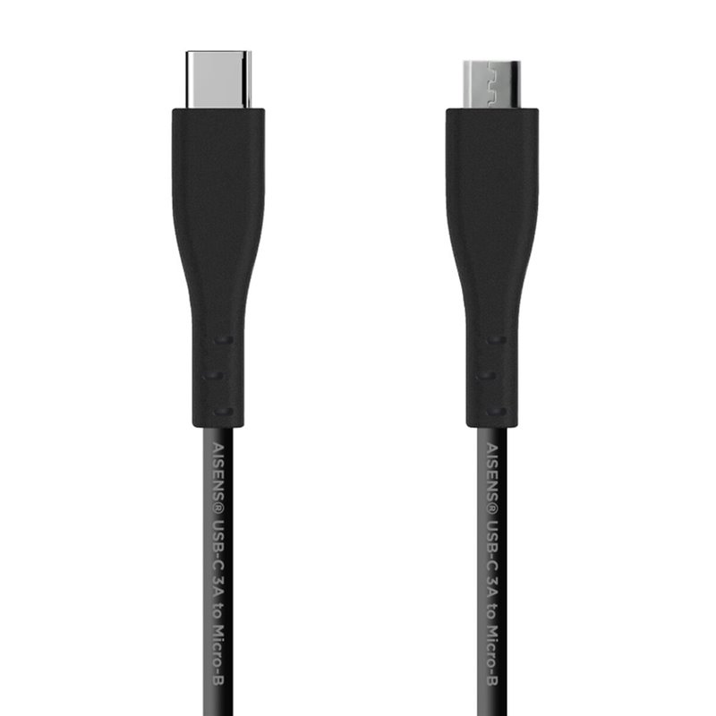 Aisens A107-0350 câble USB 2 m USB 2.0 USB C Micro-USB B Noir