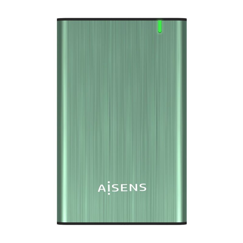 Protection pour disque dur Aisens ASE-2525SGN USB Vert USB-C Micro USB B