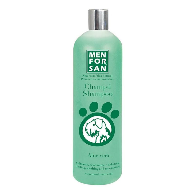 Shampoing pour animaux de compagnie Menforsan Chien Aloe Vera 1 L