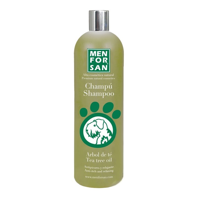 Shampoing pour animaux de compagnie Menforsan Caramel 1 L Chien Arbre à thé