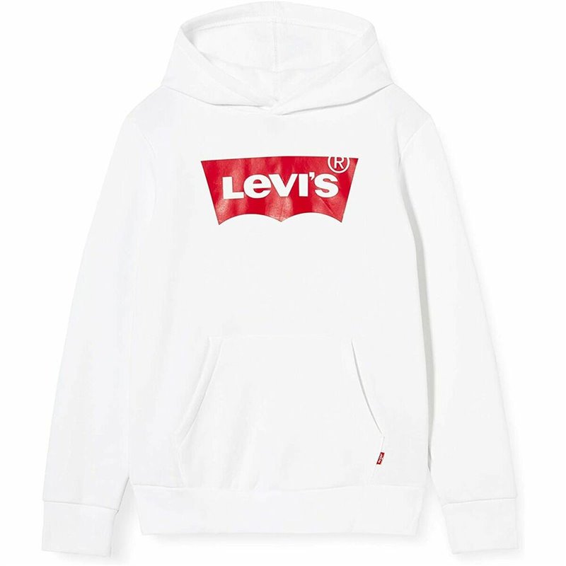 Sweat à capuche enfant S S KNIT TOP Levi's E8778 Blanc