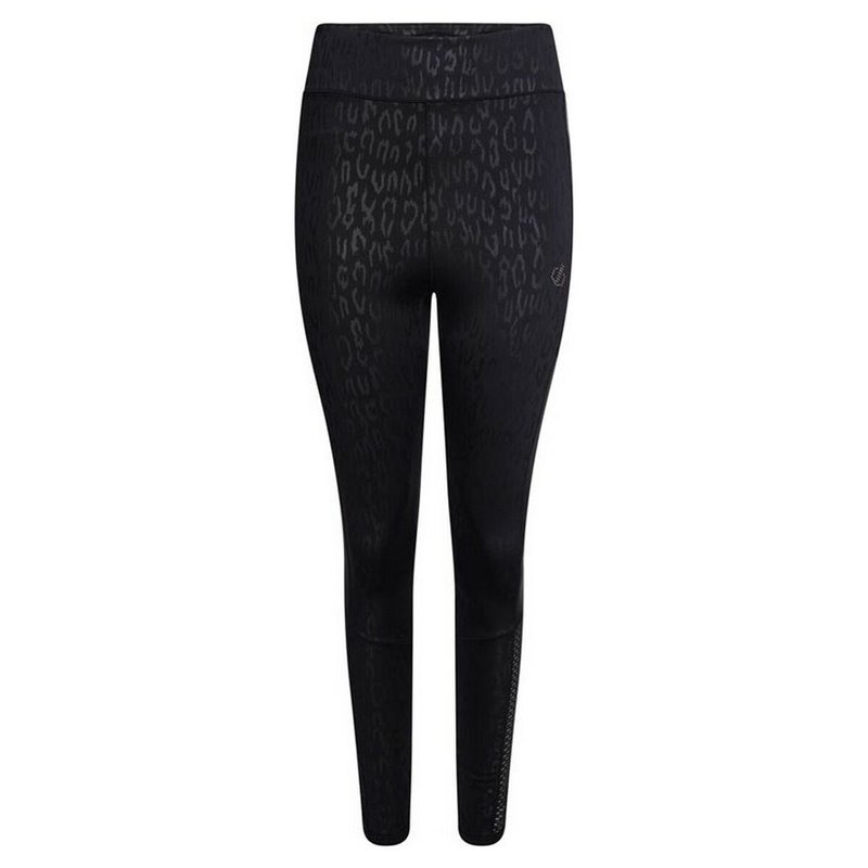 Leggings de Sport pour Femmes Dare 2b Shine Bright Noir