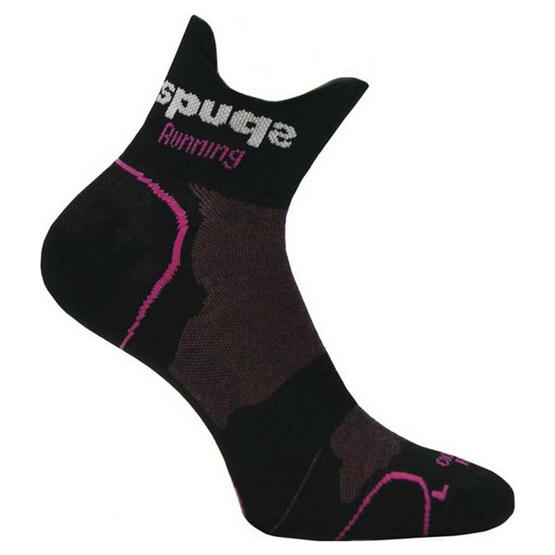 Chaussettes de Sport Spuqs Coolmax Speed Noir Rose