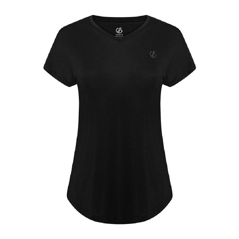 T-Shirt à manches courtes femme Dare 2b Agleam Noir