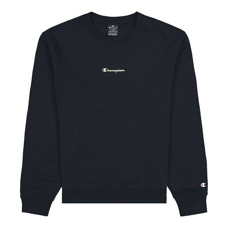 Sweat sans capuche homme Champion Basket Graphic Bleu foncé