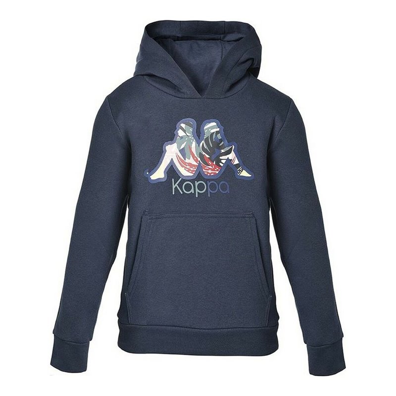 Sweat à capuche enfant Kappa Cache Bleu foncé