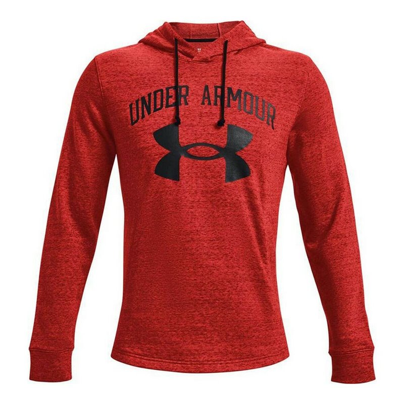 Sweat à capuche homme Under Armour Rival Terry Rouge