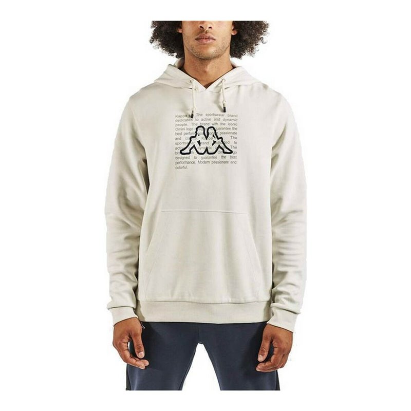 Sweat à capuche homme Kappa Iodeli Gris clair