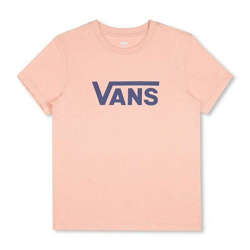 Image secondaire de T-Shirt à manches courtes femme Vans Drop V SS Crew-B W Peach Saumon