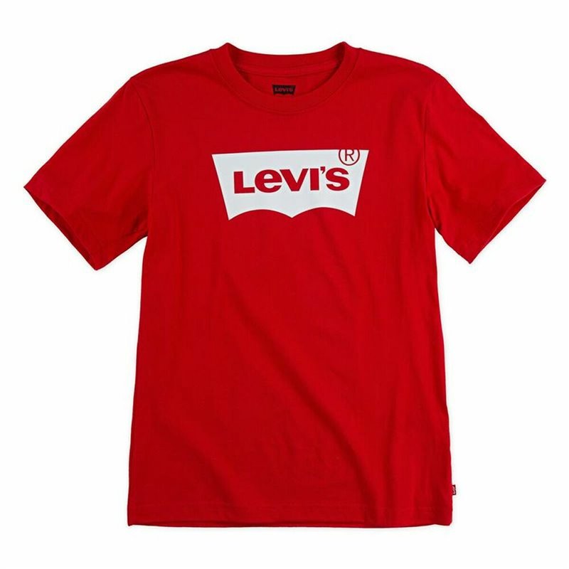 Image secondaire de T shirt à manches courtes Enfant Levi's Batwing B Rouge