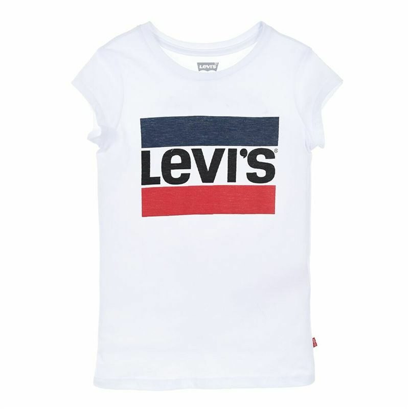 T-Shirt à manches courtes enfant Levi's Sportswea Blanc