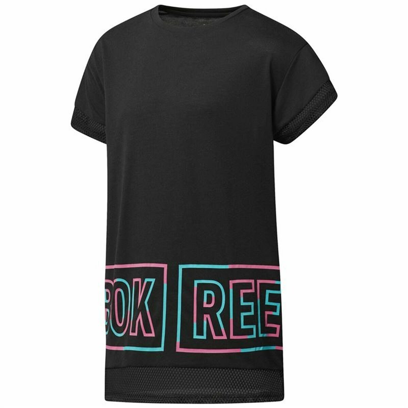 T-Shirt à manches courtes femme Reebok Dance Girls Squad Noir