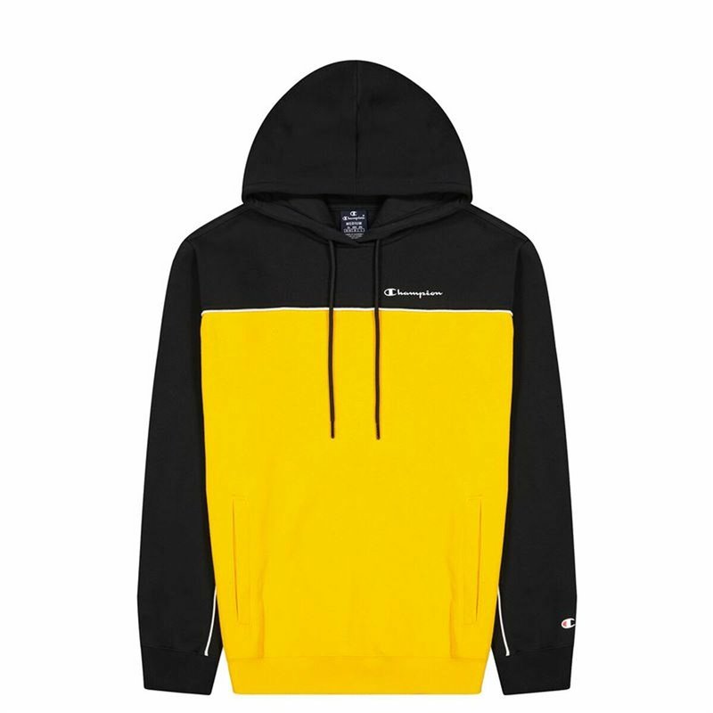 Sweat à capuche homme Champion Jaune