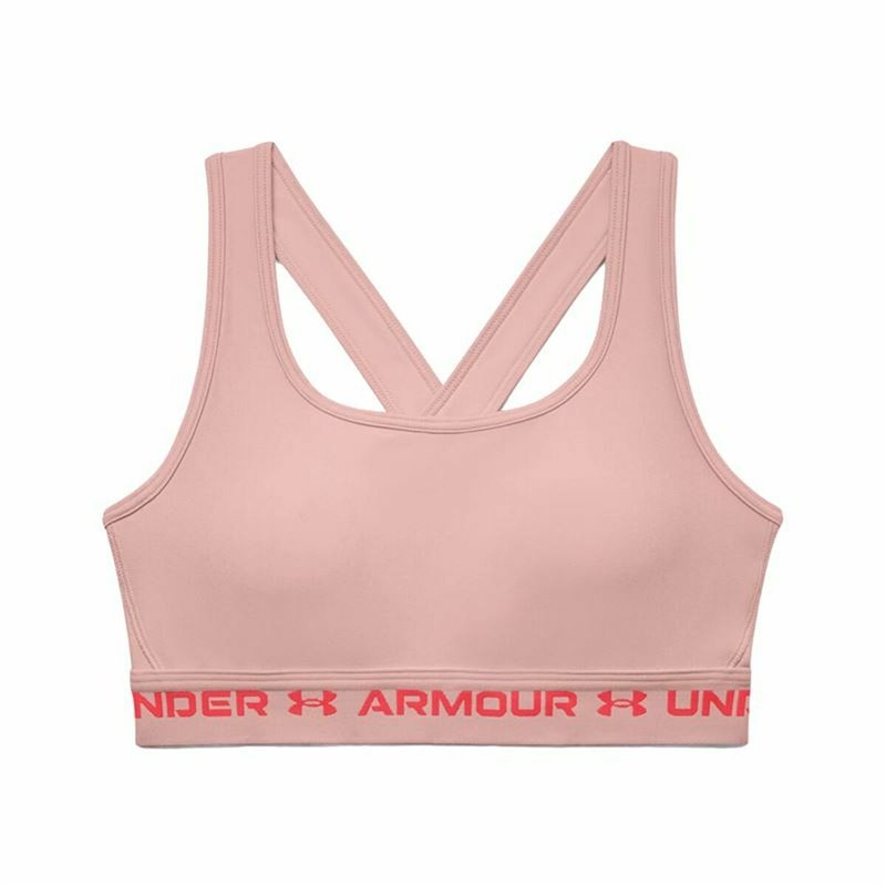 Soutien-Gorge de Sport Under Armour Crossback Mid Rose