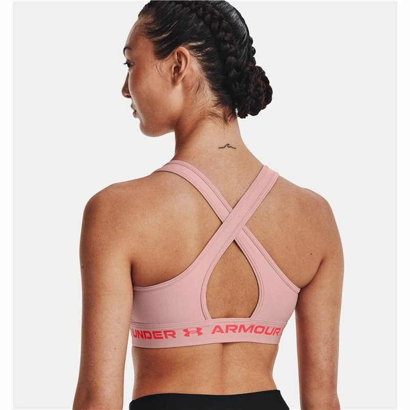 Image secondaire de Soutien-Gorge de Sport Under Armour Crossback Mid Rose