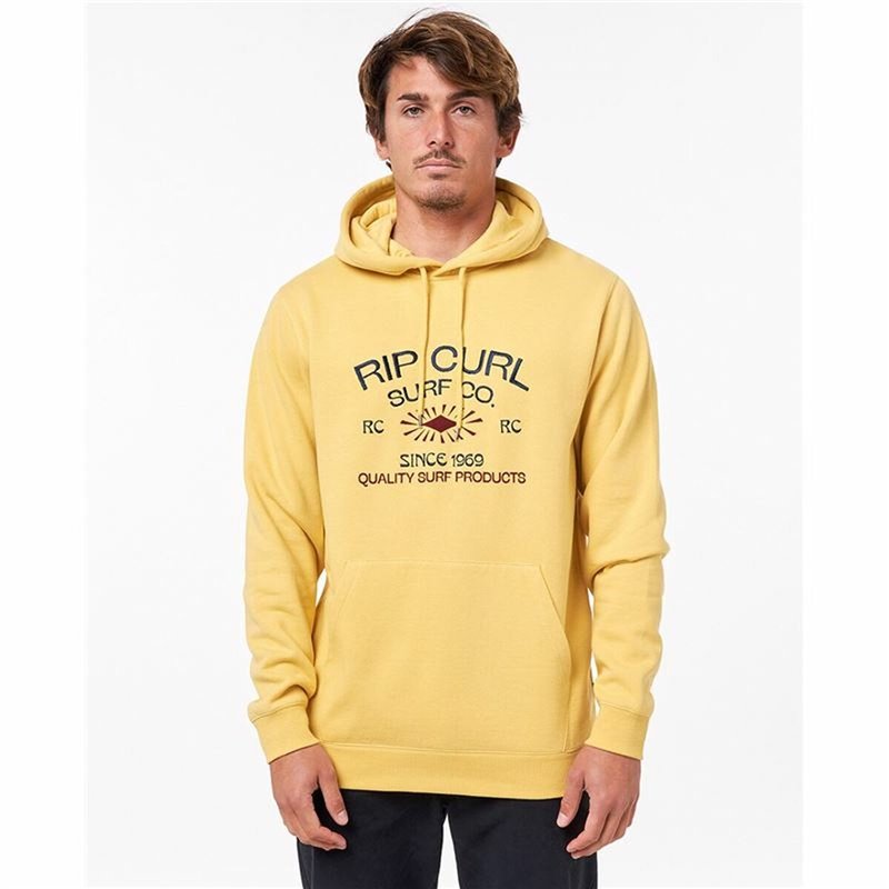 Image secondaire de Sweat à capuche homme Rip Curl Radiate Jaune