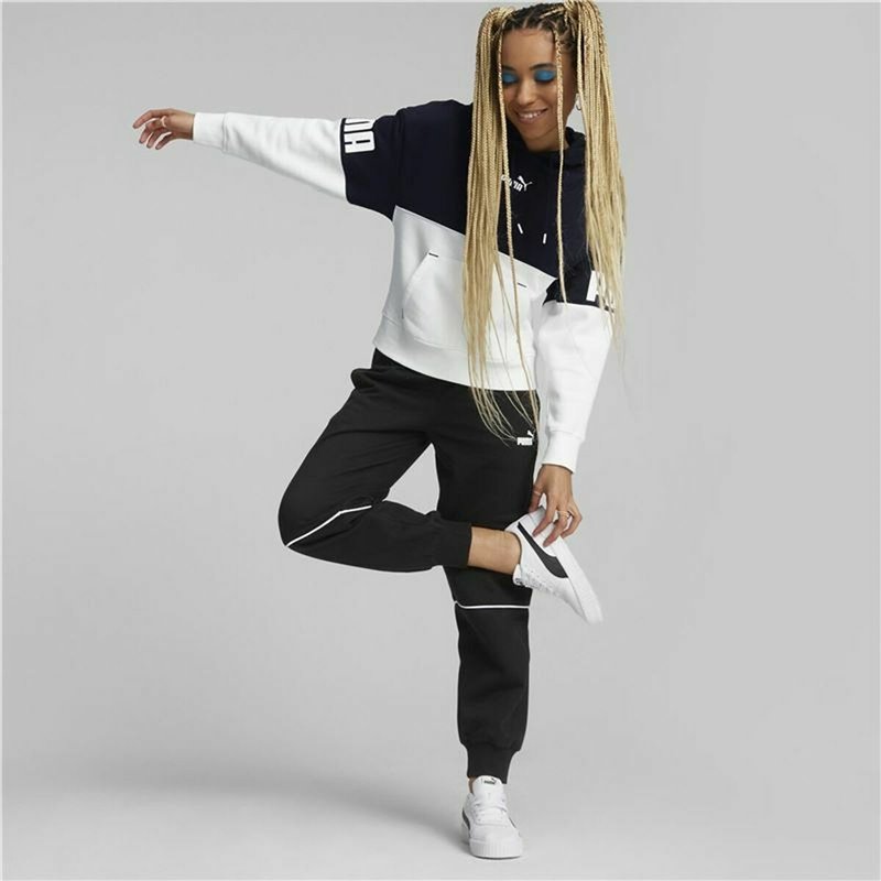 Image secondaire de Pantalon de Survêtement pour Adultes Puma Colorblock Noir Femme