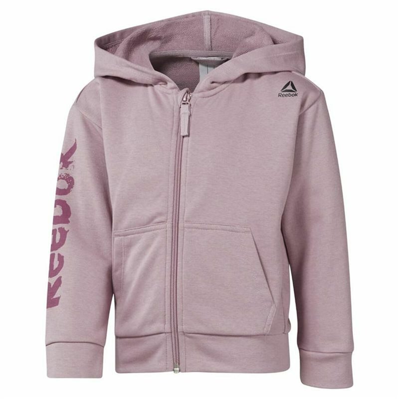 Veste de Sport pour Homme Reebok Essentials Fullzip Lila Capuche