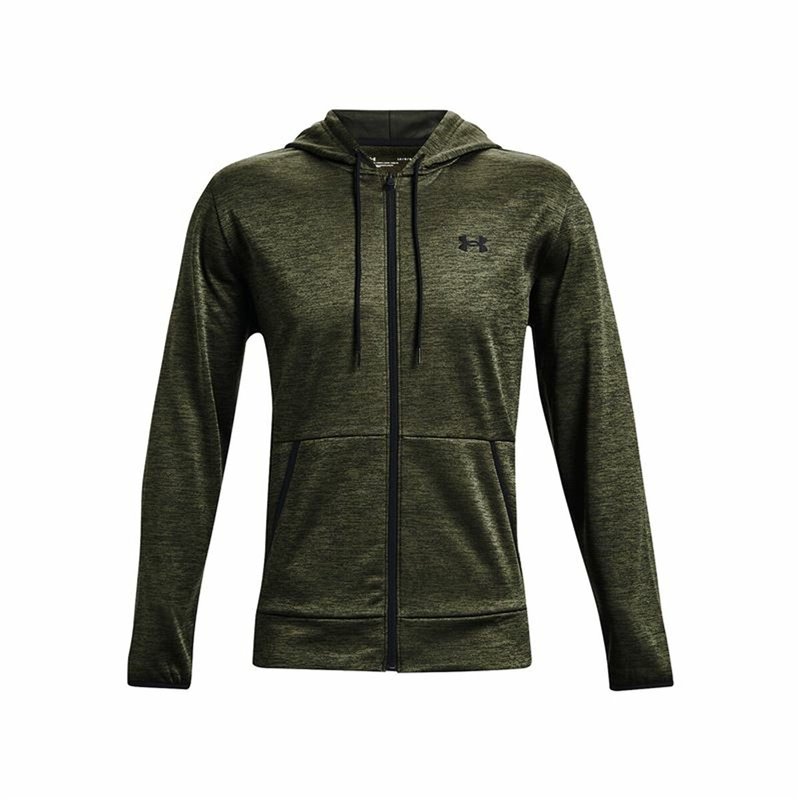 Veste de Sport pour Homme Under Armour Fleece FZ Olive