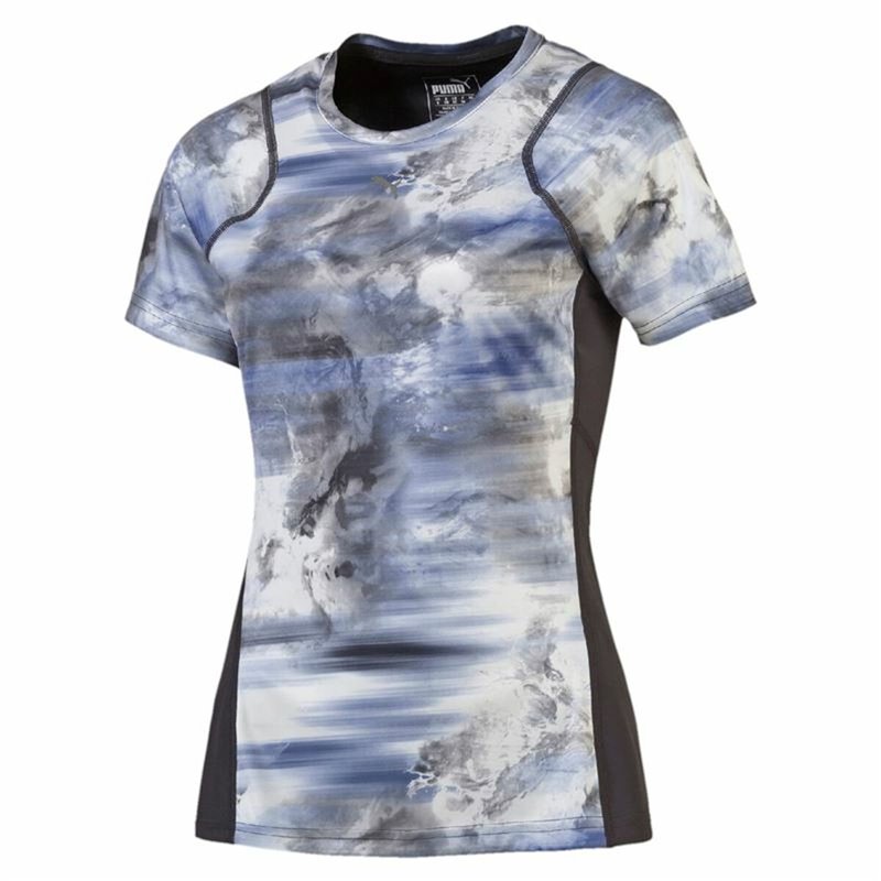 T-Shirt à manches courtes femme Puma Graphic Tee Bleu