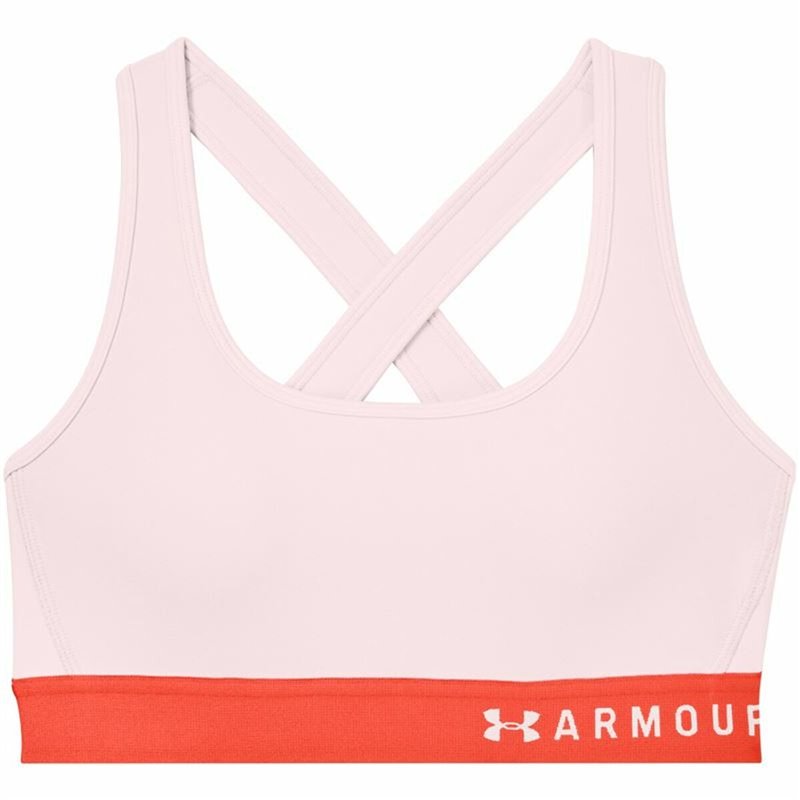 Soutien-Gorge de Sport Under Armour Mid Crossback Rose