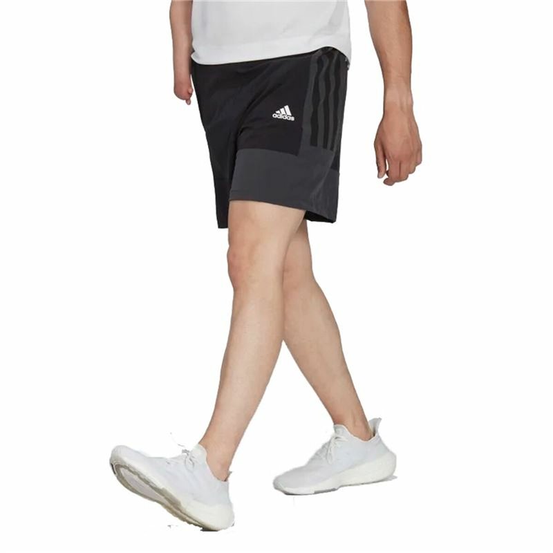 Short de Sport pour Homme Adidas Colourblock Noir