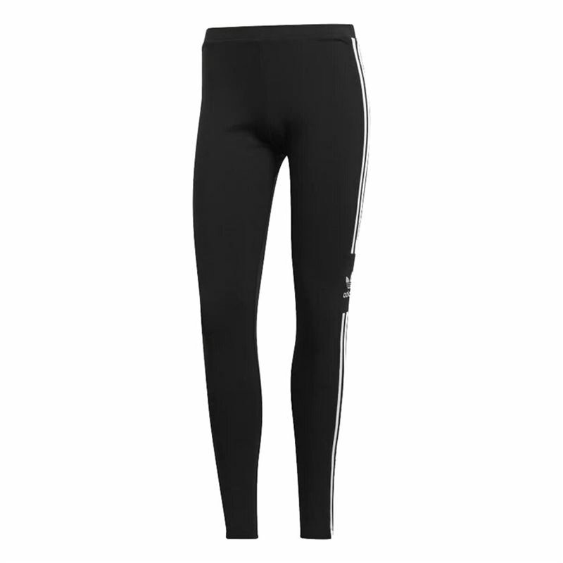 Leggings de Sport pour Femmes Adidas Adicolor 3 Stripes Trefoil Noir