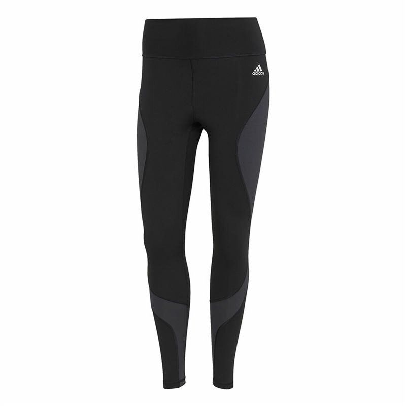 Leggings de Sport pour Femmes Adidas 7/8 Essentials Hiit Colorblock Noir