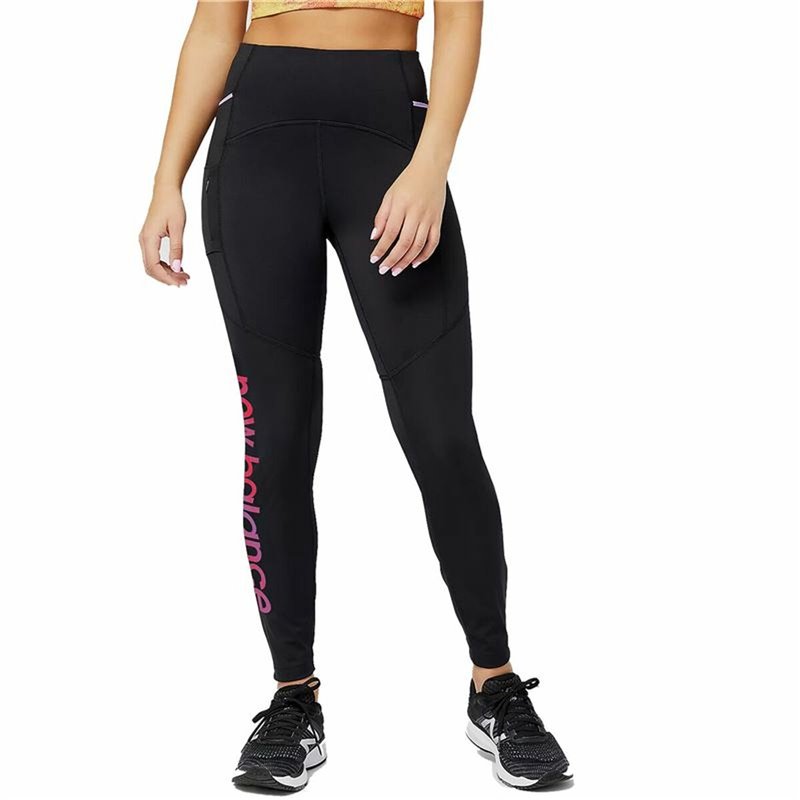 Leggings de Sport pour Femmes New Balance Impact Run AT Heat Tight Noir