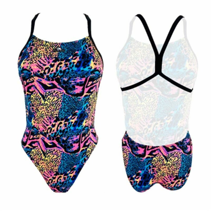 Maillot de bain femme Turbo Turbo Energy Animal-Fluor Bleu