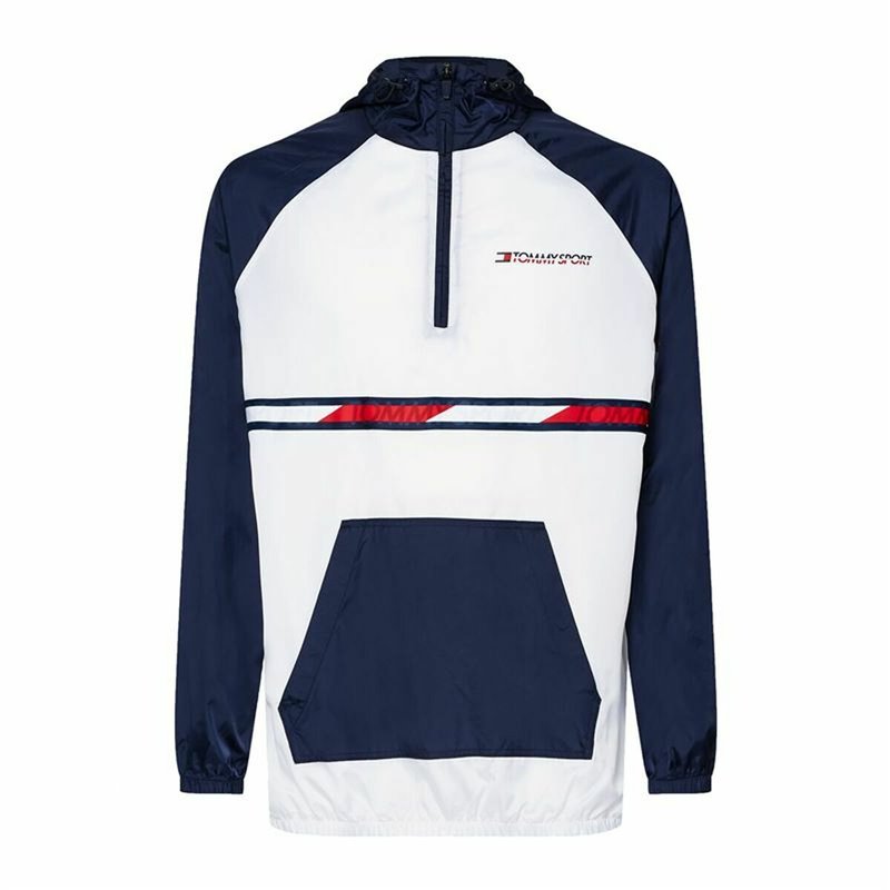 Image secondaire de Veste de Sport pour Homme Tommy Hilfiger Colour-Blocked Bleu foncé