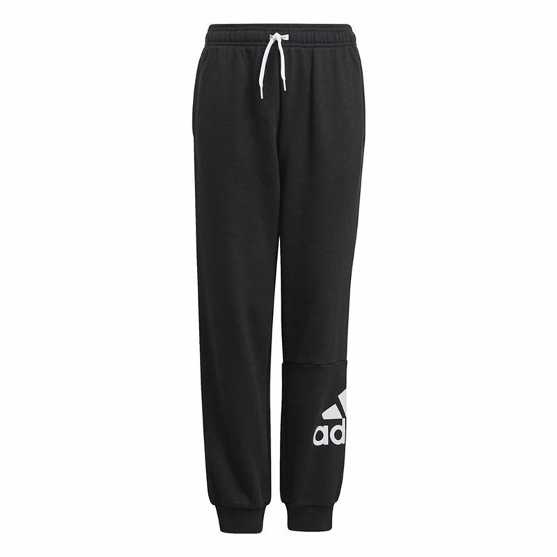 Image secondaire de Pantalons de Survêtement pour Enfants Adidas Essentials French Terry Noir