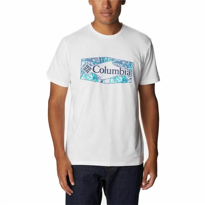 Maillot de Corps de Sport à Manches Coupe Columbia Sun Trek Blanc