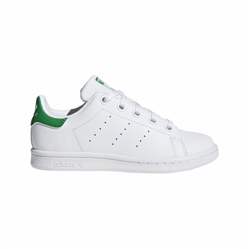 Chaussures de Sport pour Enfants Adidas Stan Smith Blanc