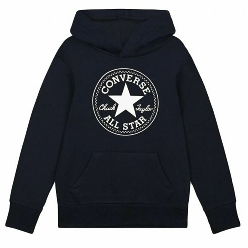 Sweat à capuche enfant Converse Ctp Noir