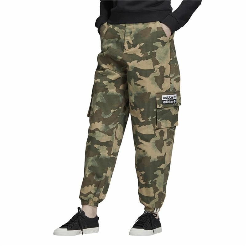 Pantalon de Survêtement pour Adultes Adidas Originals Camo Femme Vert foncé