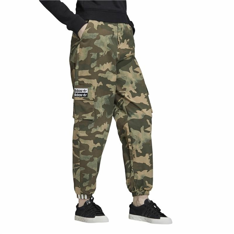 Image secondaire de Pantalon de Survêtement pour Adultes Adidas Originals Camo Femme Vert foncé