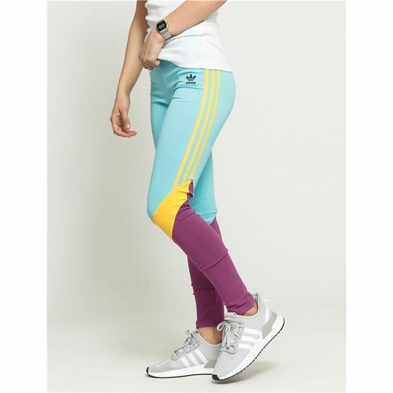 Leggings de Sport pour Femmes Adidas High-Waisted Aigue marine